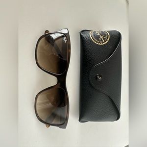 EUC Ray-Ban Sunglasses in Polished Light Havana